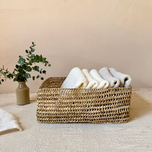 TOALLA WAFFLE LINO BLANCO